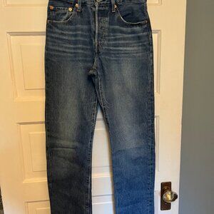 Levi's 501 button front jeans size W26 L30